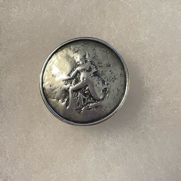 Silpada Sterling Silver Roman Coin Statement Ring R1901 BNIB Size 7 - Picture 7 of 14